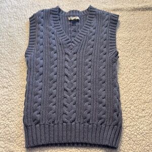American Eagle Outfitters Indigo Knit Vest